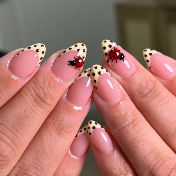 Lady Charm | Polka Dot Almond Press-Ons press-on nail set