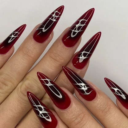 Ghost Party press-on nails - image 8 of 11, seasonal almond