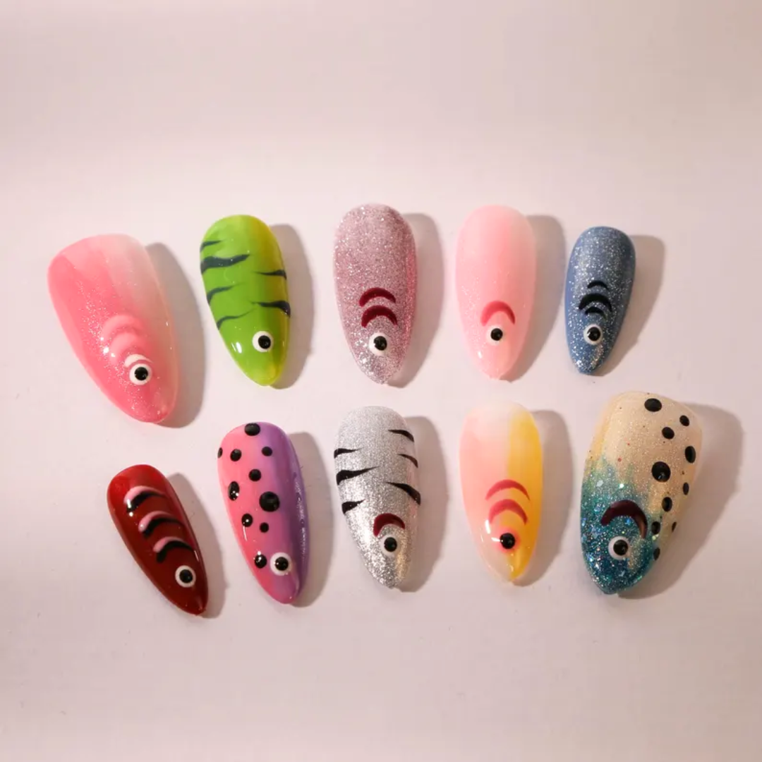 Summer Bliss press-on nails - image 12 of 15, butter yellow almond