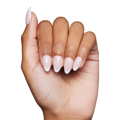 Paris press-on nail set - XS to L sizing, french tip design