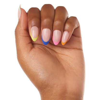 Sprinkles press-on nail set - XS to L sizing, french tip design