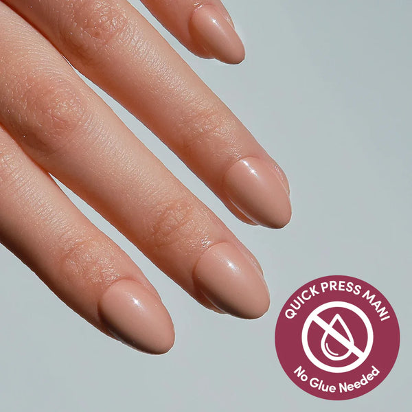 Teddy | Soft Neutral Oval Press-Ons press-on nail set