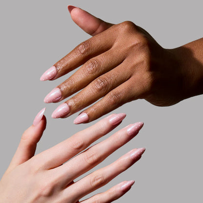 Barely Spotted press-on nail set - XS to L sizing, polka dot design