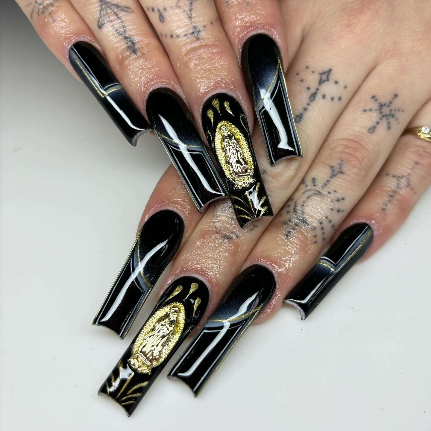 Enchanted Noir with Golden Accents