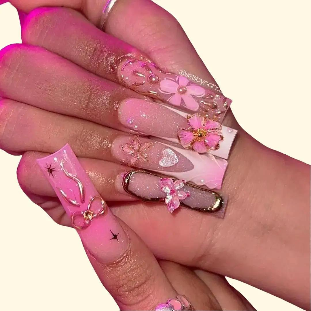 Romantic Elegance in Soft Pink Charm
