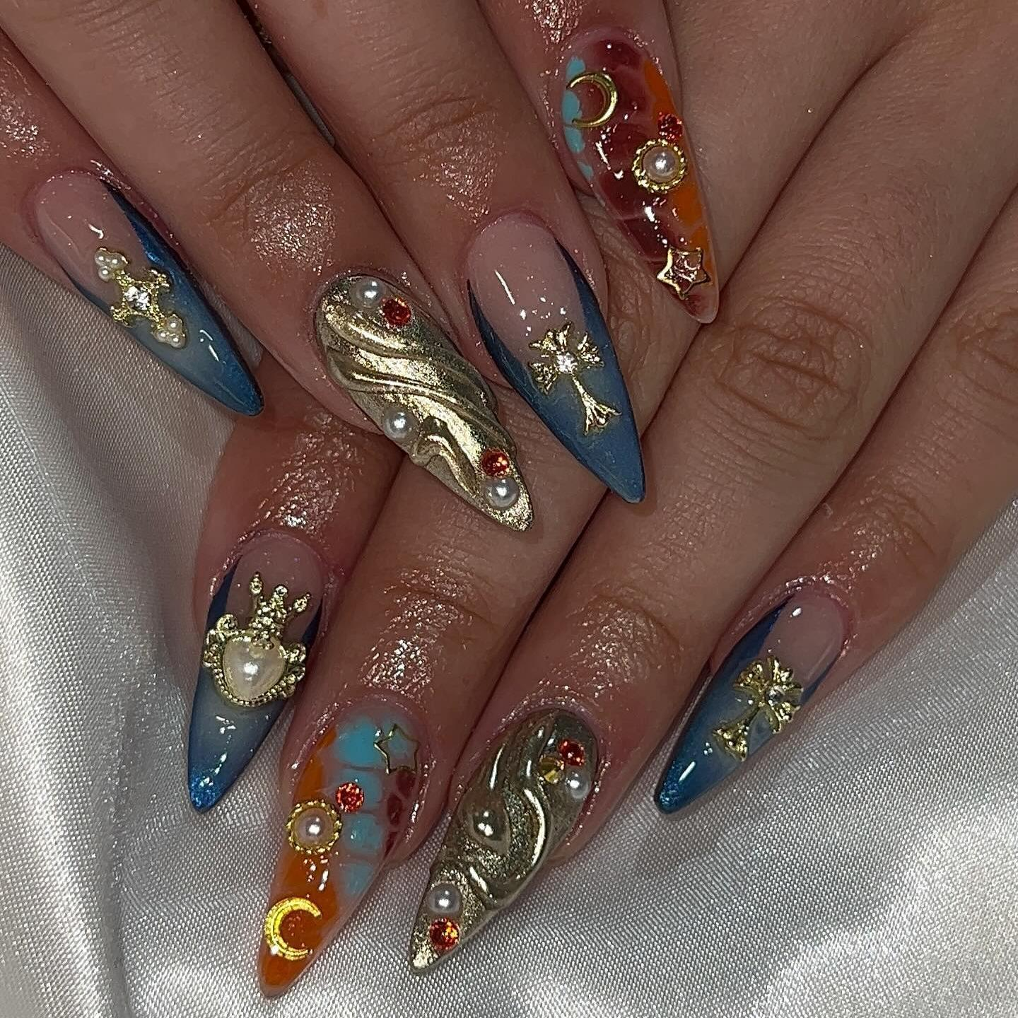 Celestial Dreams adorned by Gemstone Accents